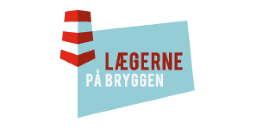 Logo fra Lægerne på Bryggen