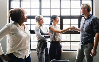 team hilser på ny kollega