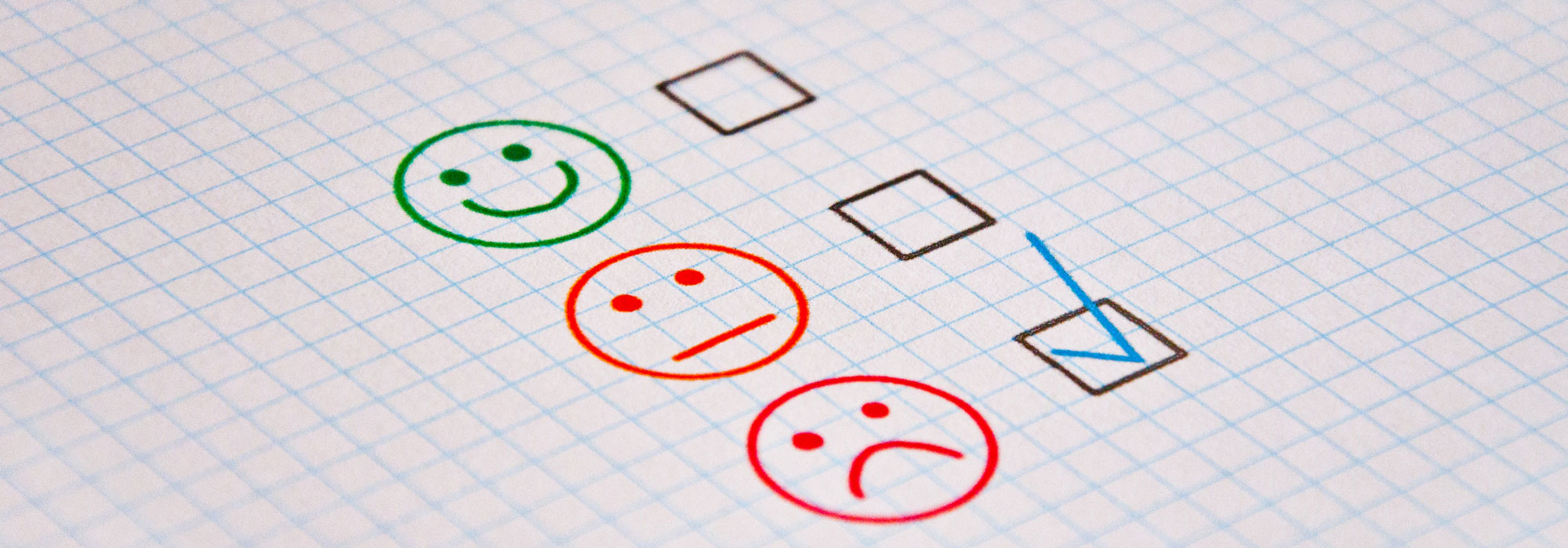 Tre smileys - v udfor den sure